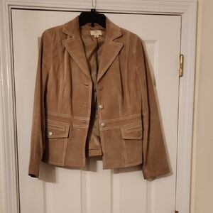 Tan Suede Women's Jacket